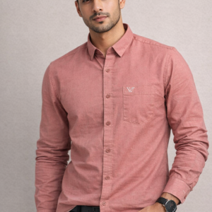 Linen Viscose Slub - Copper | WalkingMan™ Artisan Series